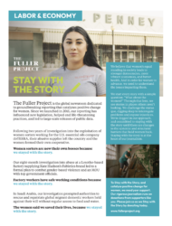 Labor & Economy - Stay with the Story